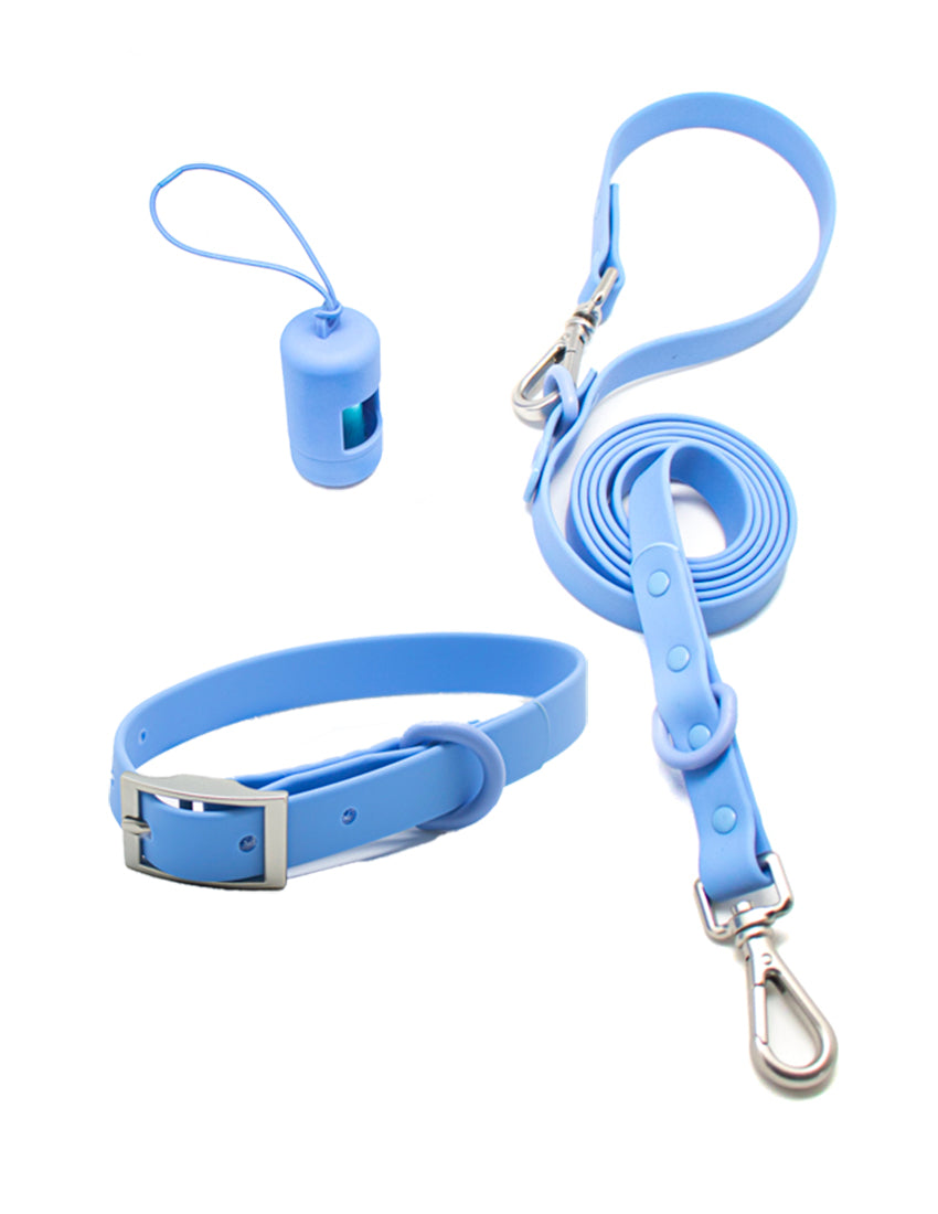 Kit Coleira Baby Blue