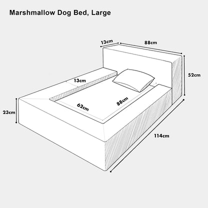 Cama para perros Ortopédica - Clouds, L