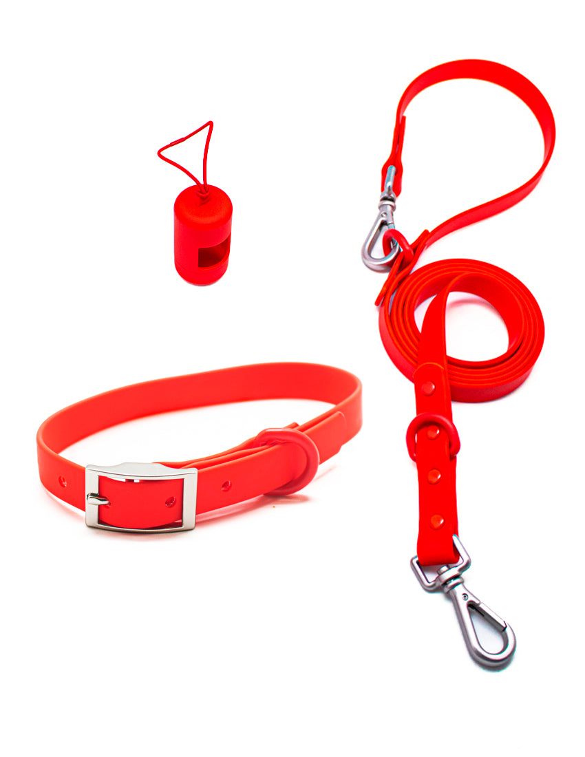 Passion Red Hundehalsbänder Kit