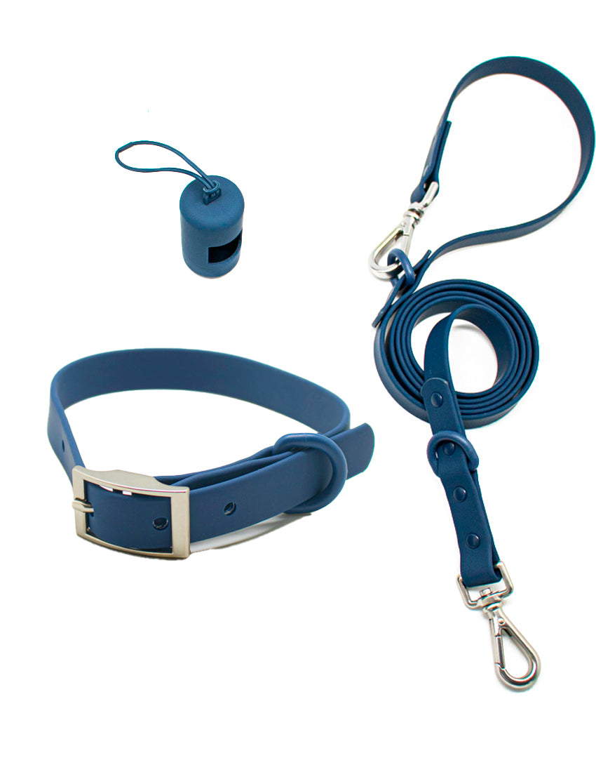 Navy Blue Hundehalsbänder Kit