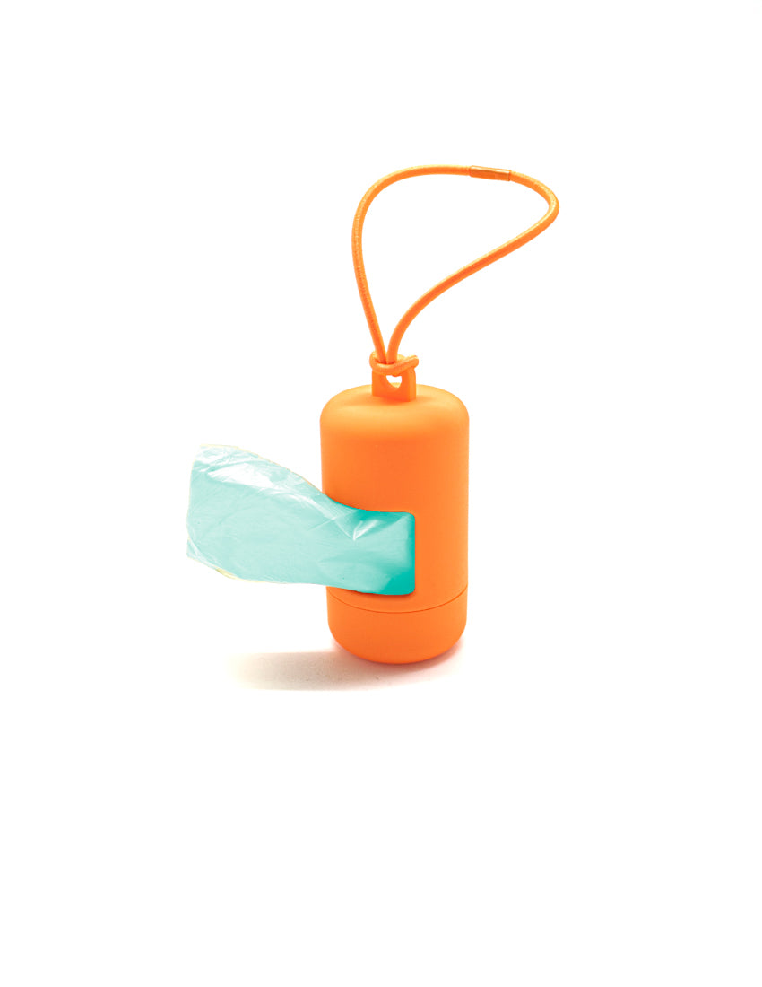 Poop Bag Sunset Orange