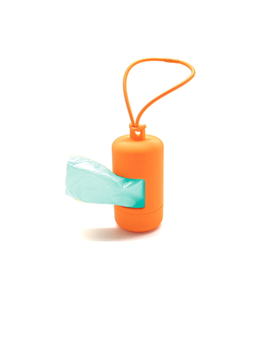 Poop Bag Sunset Orange